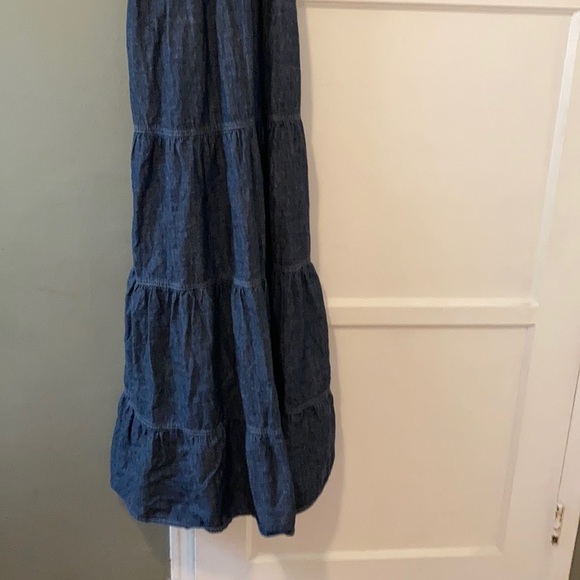 Blue Asphalt Navy Blue Tiered Maxi Dress - Picture 8 of 16